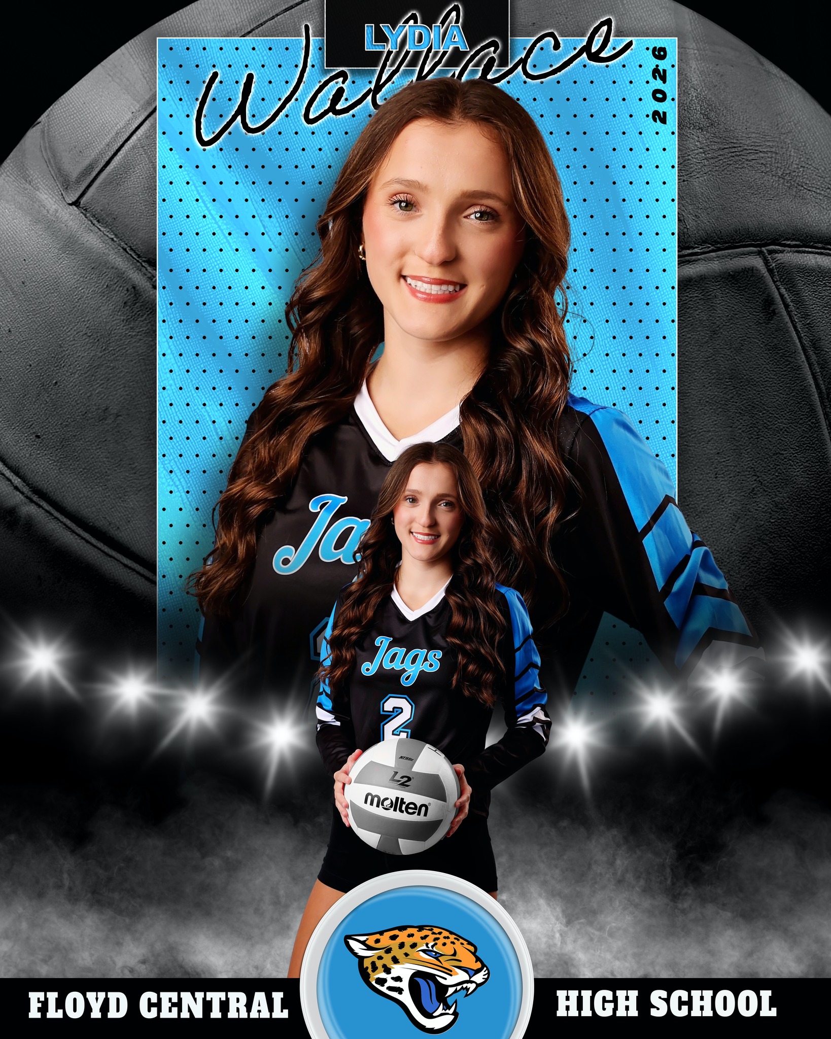 Volleyball player sportrait