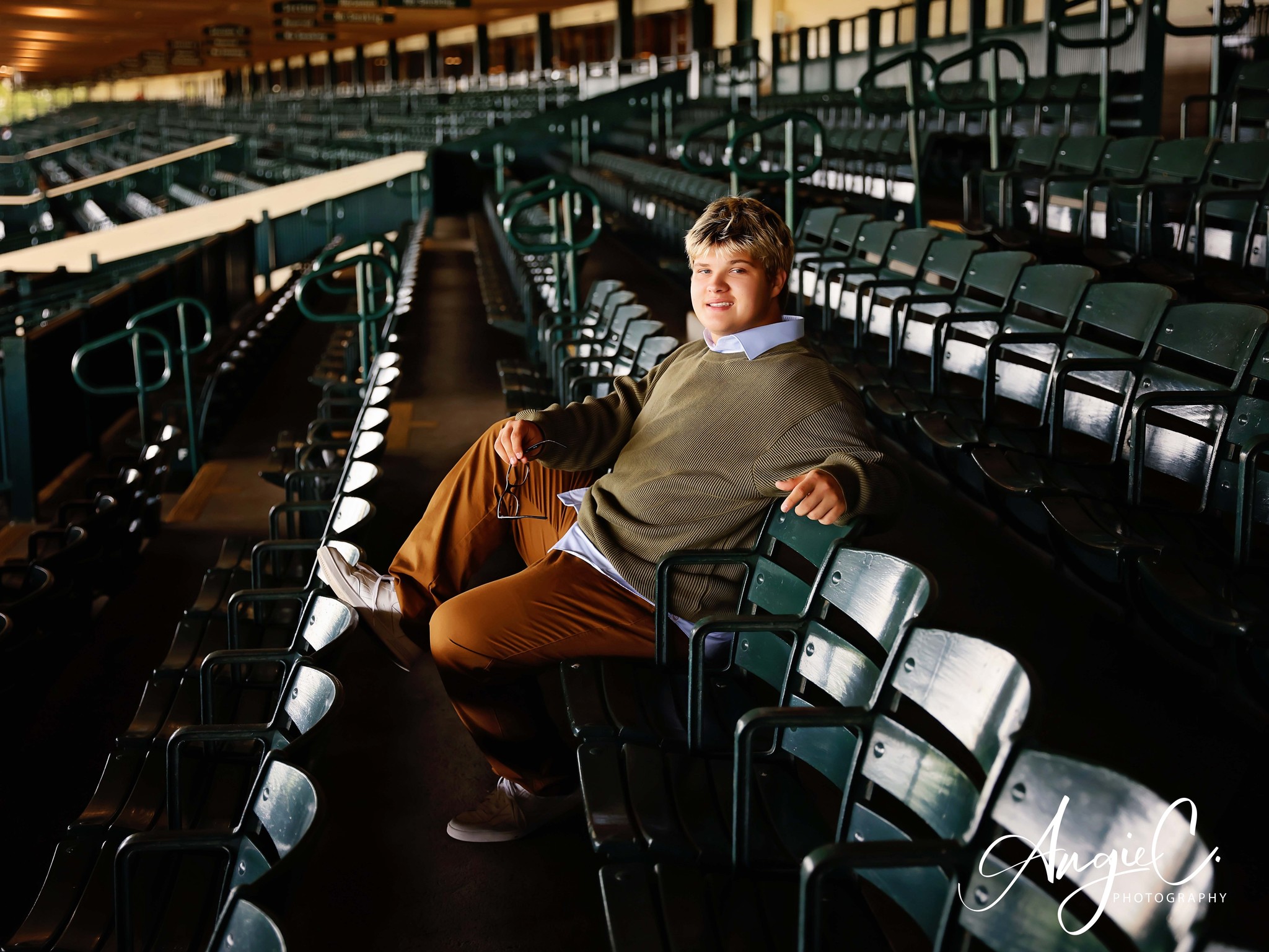 Natural light senior photography